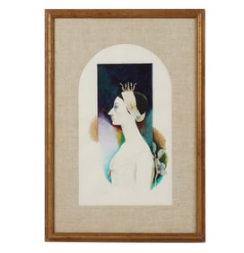 Morris Broderson, 1928-2011, Swan Lake
