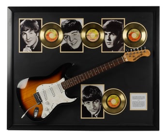 A Beatles Tribute Framed Display