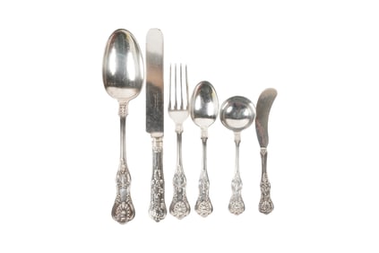 A J.E. Caldwell Sterling Flatware Service