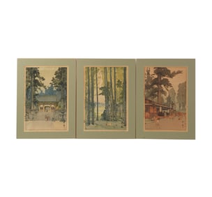 Hiroshi Yoshida, 1876 - 1950, Three Works