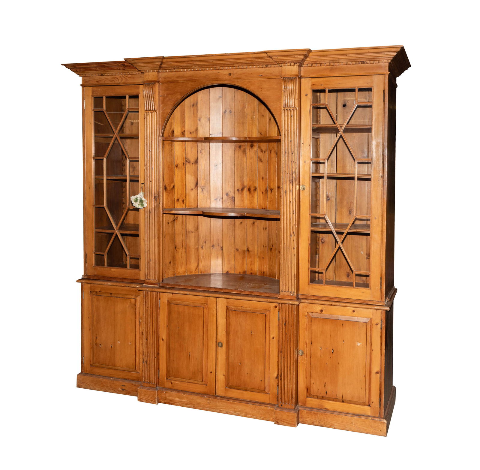 An English Pine Bookcase Cabinet (1 of 16)