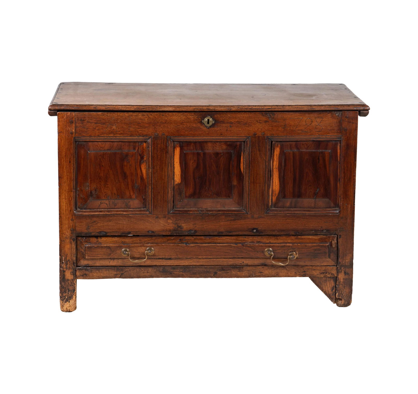 An English Oak Mule Chest (1 of 10)