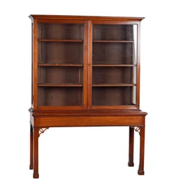 A Chippendale-Style Mahogany Cabinet