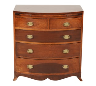 A Maitland and Glascoe Diminutive Bowfront Chest of Drawers
