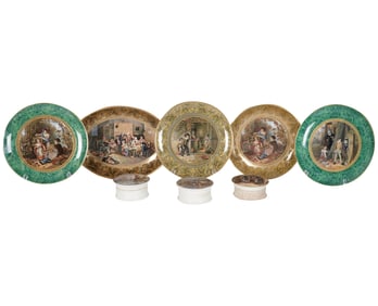 A Group of English Transferware Pottery