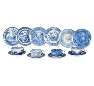 A Group of Spode Blue Room Collection China