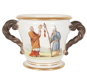 An English Transferware Cachepot