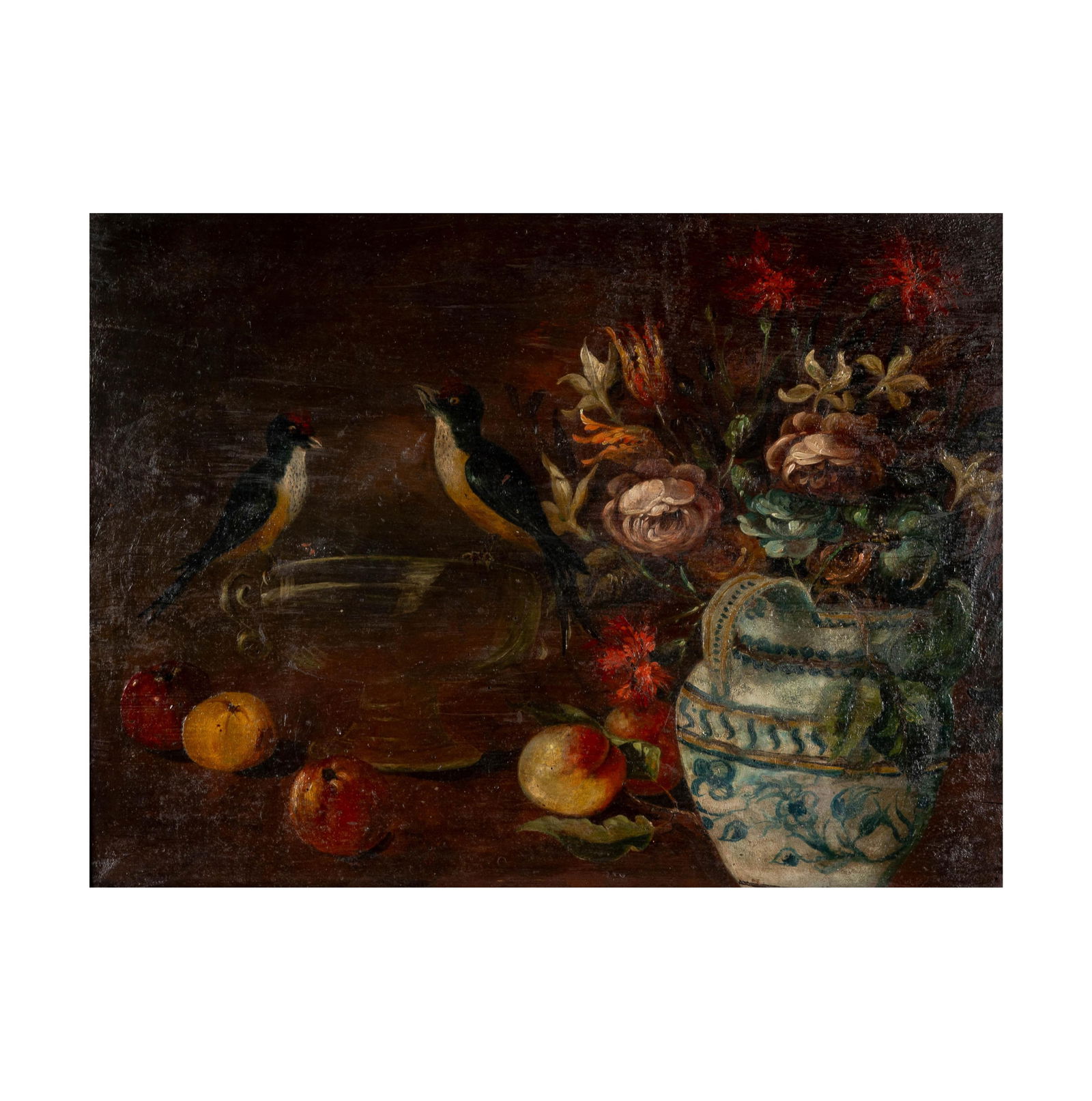 Continental School: Still Life with Birds, Fruit, and Flowers (1 of 7)
