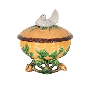 A Majolica Tureen