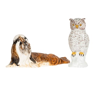 Two Continental Ceramic Animal Figires