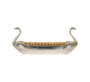 A Gorham Sterling Swan Center Bowl