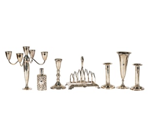 A Group of Sterling Table Articles