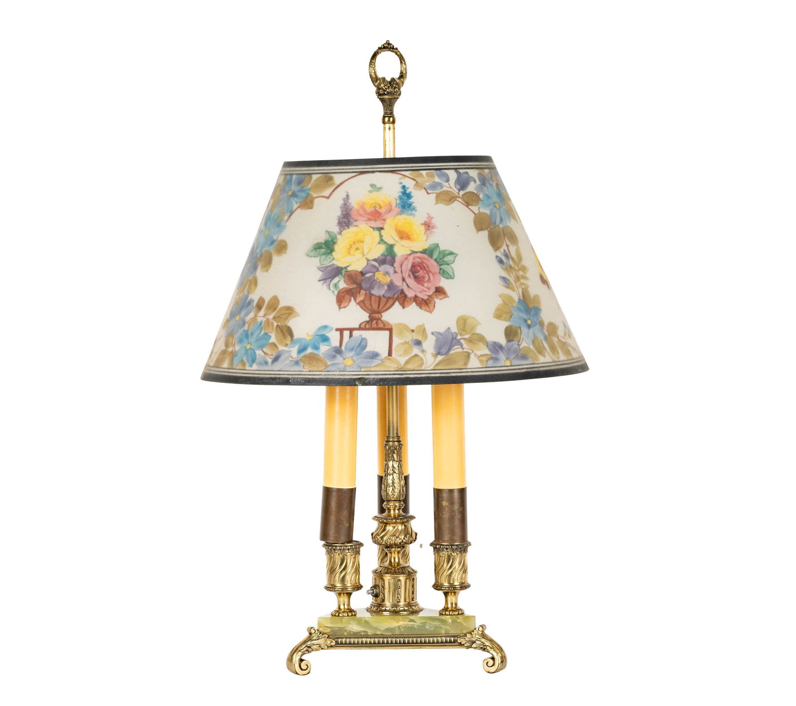 A Pairpoint Hand-Painted Glass Lamp (1 of 14)