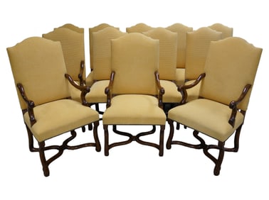 A Set of 12 Minton-Spidell Regence-Style Dining Chairs