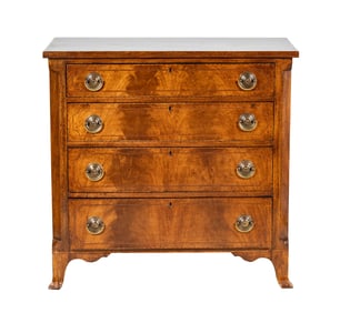 A Georgian-Style Chest of Drawers