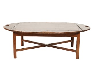 An Oak Butler's Tray Coffee Table