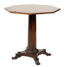 An Inlaid Pedestal Table