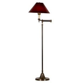 A Brass Bridge Lamp