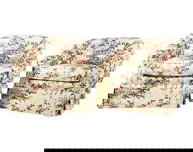 A Pair of Brunschwig et Fils Fabric-Covered Swivel Armchairs: unsigned 31 x 31 x 34 in. (78.7 x 78.7 x 86.4 cm.) Seat height: 17 in. (43.2 cm.) Property from the Ronald A. Katz Collection, Holmby Hills