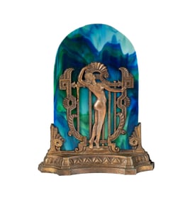 An Art Deco Figural Table Lamp