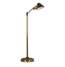 A Ralph Lauren Brass Adjustable Height Table Lamp