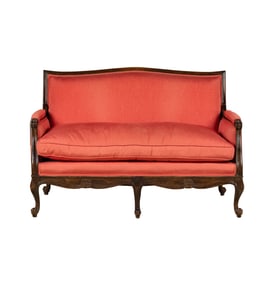 A Louis XV Style Petite Settee