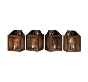 A Set of Four Copper Lanterns