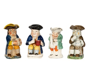 Four Ceramic Toby Jugs