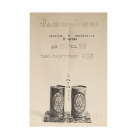 Jasper Johns Signed Poster