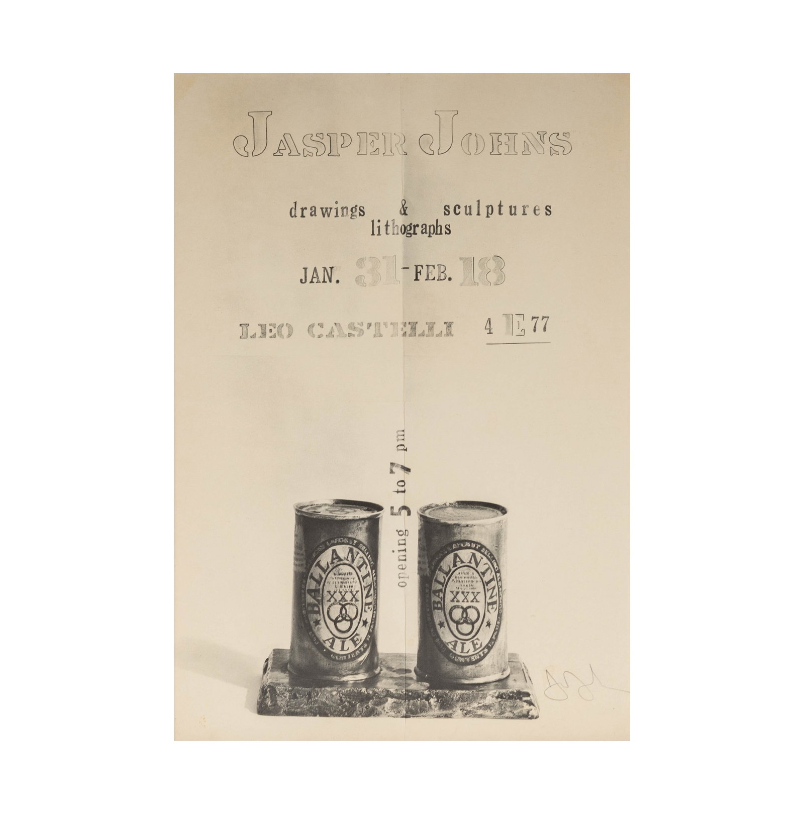 Jasper Johns Signed Poster (1 of 6)