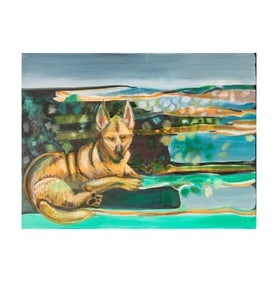 Rachel Rosenthal, 1926-2015, Cagney in a Landscape