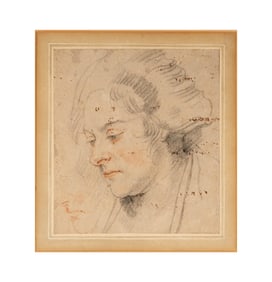 Continental School, Portrait of a Woman