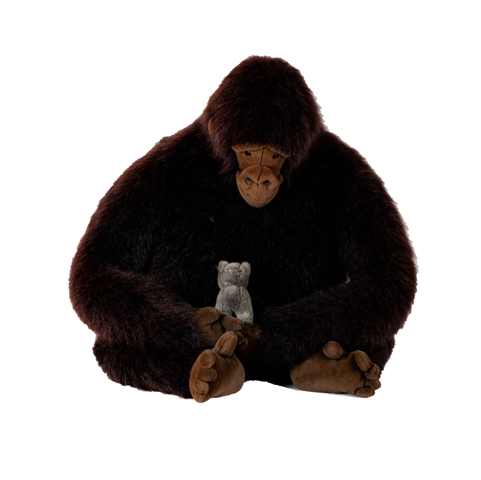 A Dakin Limited Edition Koko the Gorilla Plush Animal: possibly a gift from Sue Kakin, heiress to the Dakin toy company Note: Rachel played Koko and her trainer in Rachel's Brain, her Obie award-winning production 33 x 34 x 29 in. (83.8 x 86.4 x 73.7 cm.)