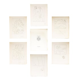 Pablo Picasso, 1881-1973, 30 Eaux-Fortes Barrees pour les Metamorphoses d'Ovide