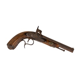 A Continental Flintlock Pistol