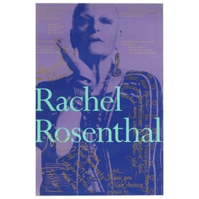 A Group of Seven Rachel Rosenthal Posters