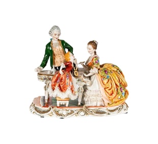 Larry Flynt: A Richard Klemm Dresden Porcelain Figural Group