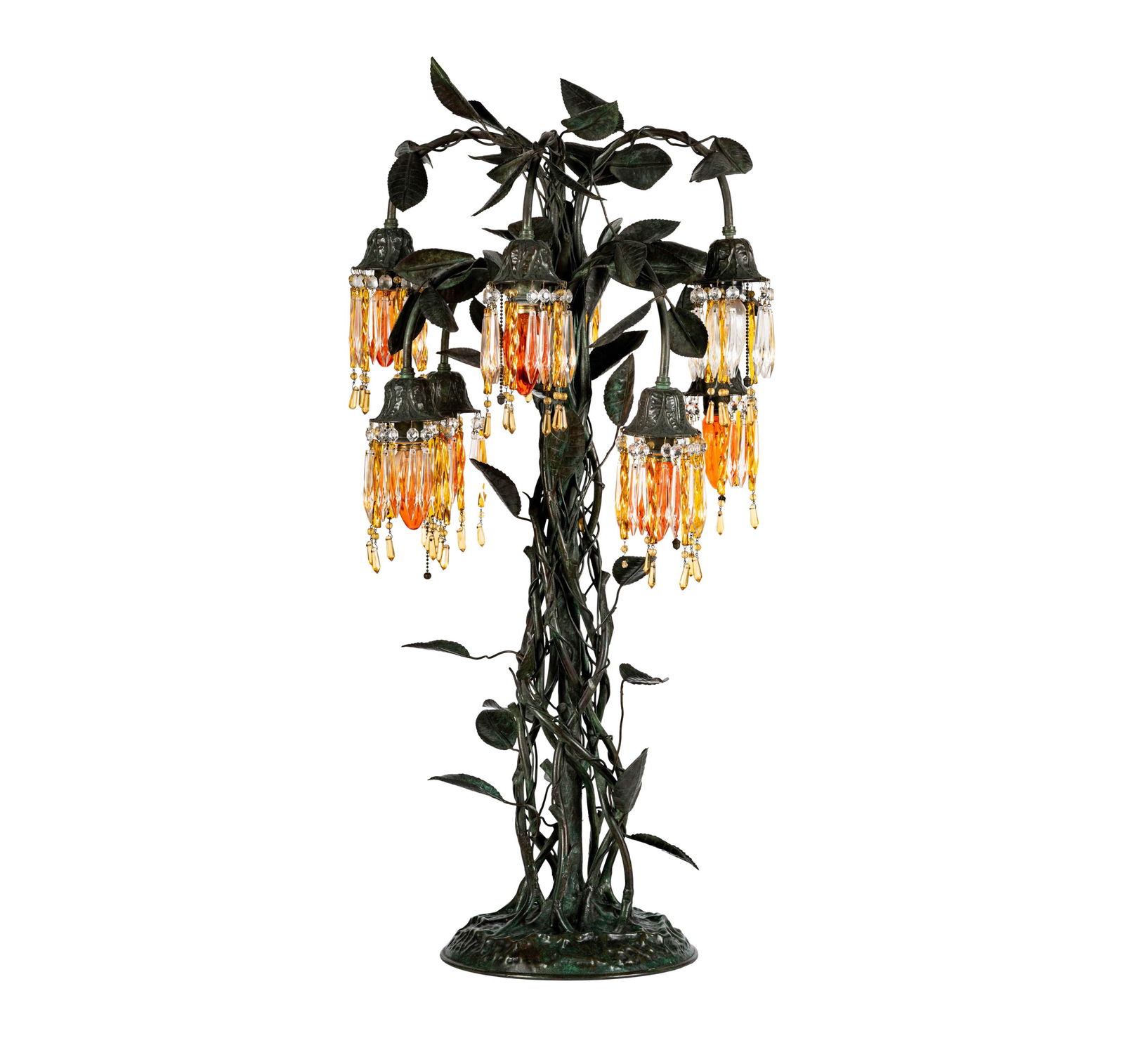 Larry Flynt: A Tiffany-Style Bronze Tree-Form Lamp (1 of 11)