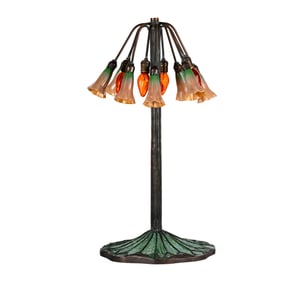 Larry Flynt: A Tiffany-Style Bronze Table Lamp