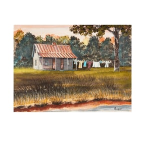 Larry Flynt: Late 20th Century, Cabin in Landscape