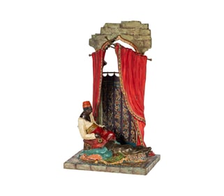 Larry Flynt: A Vienna-Style Orientalist Cold-Painted Bronze Figural Group