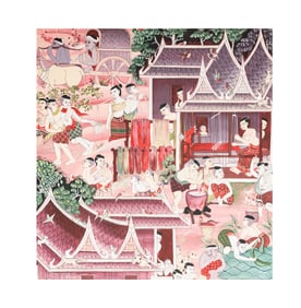 Larry Flynt: A Thai Painted Panel