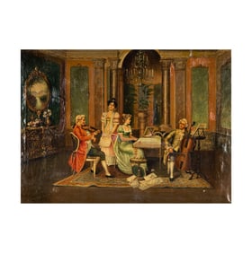 Larry Flynt: Victor Leclaire, 1830-1885, Figures in an Interior