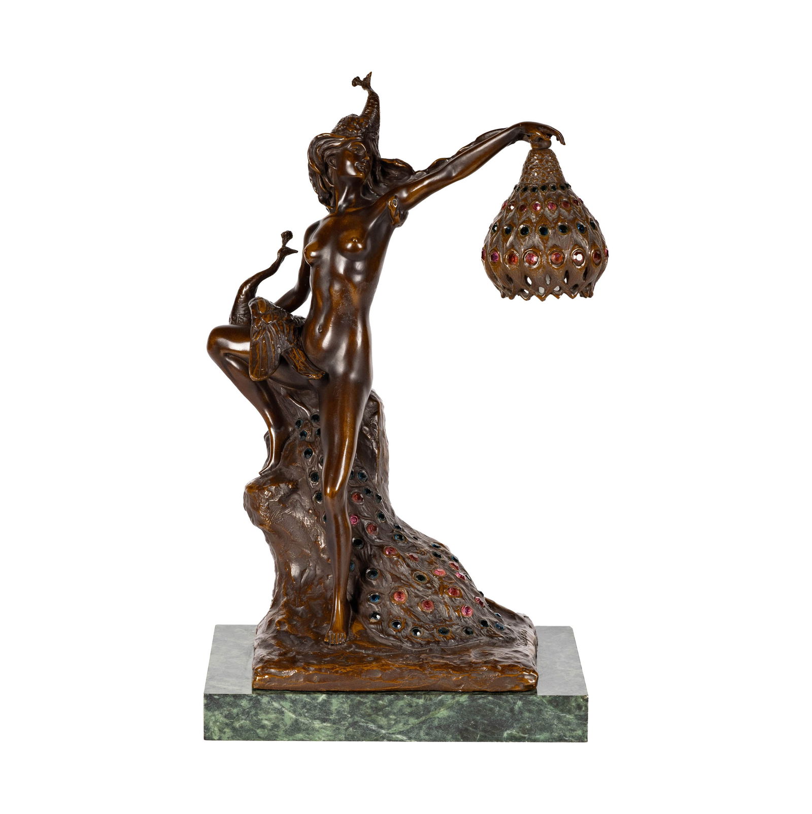 Larry Flynt: A Bronze Figural Table Lamp (1 of 15)