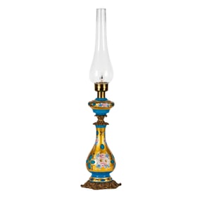 Larry Flynt: An Italian 24k-Decorated Glass Table Lamp