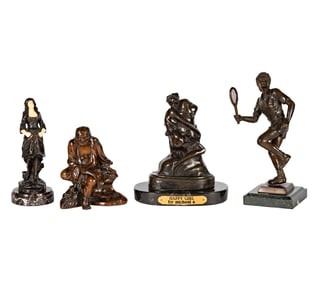 Larry Flynt: Four Small Statues