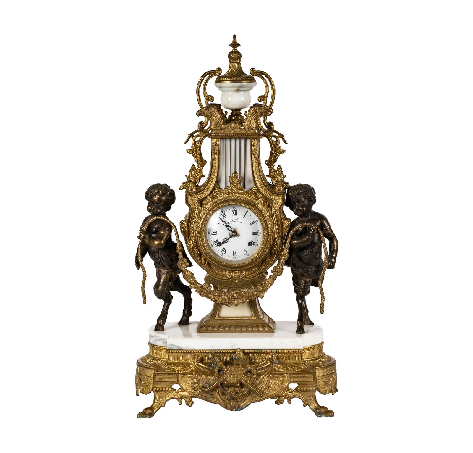 Larry Flynt: A Neoclassical-Style Figural Mantel Clock (1 of 14)