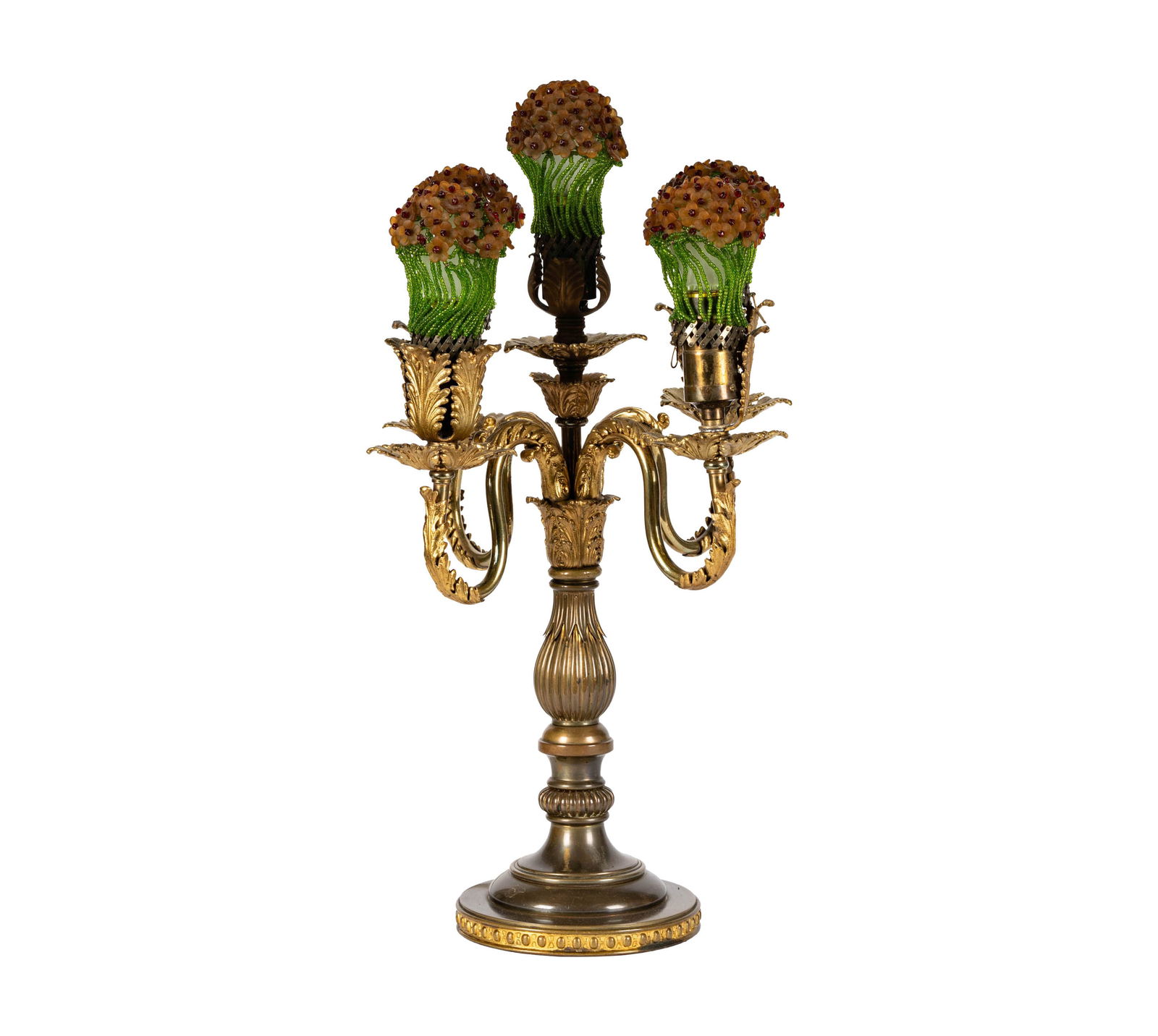 Larry Flynt: A Gilt Metal Five-Light Table Lamp (1 of 6)