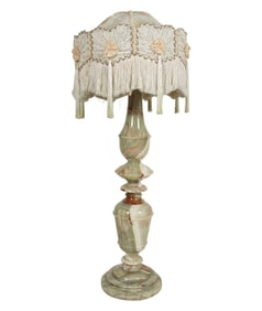 Larry Flynt: A Green Onyx Floor Lamp