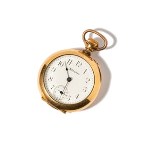 Hampden 14 Karat Yellow Gold Pocket Watch